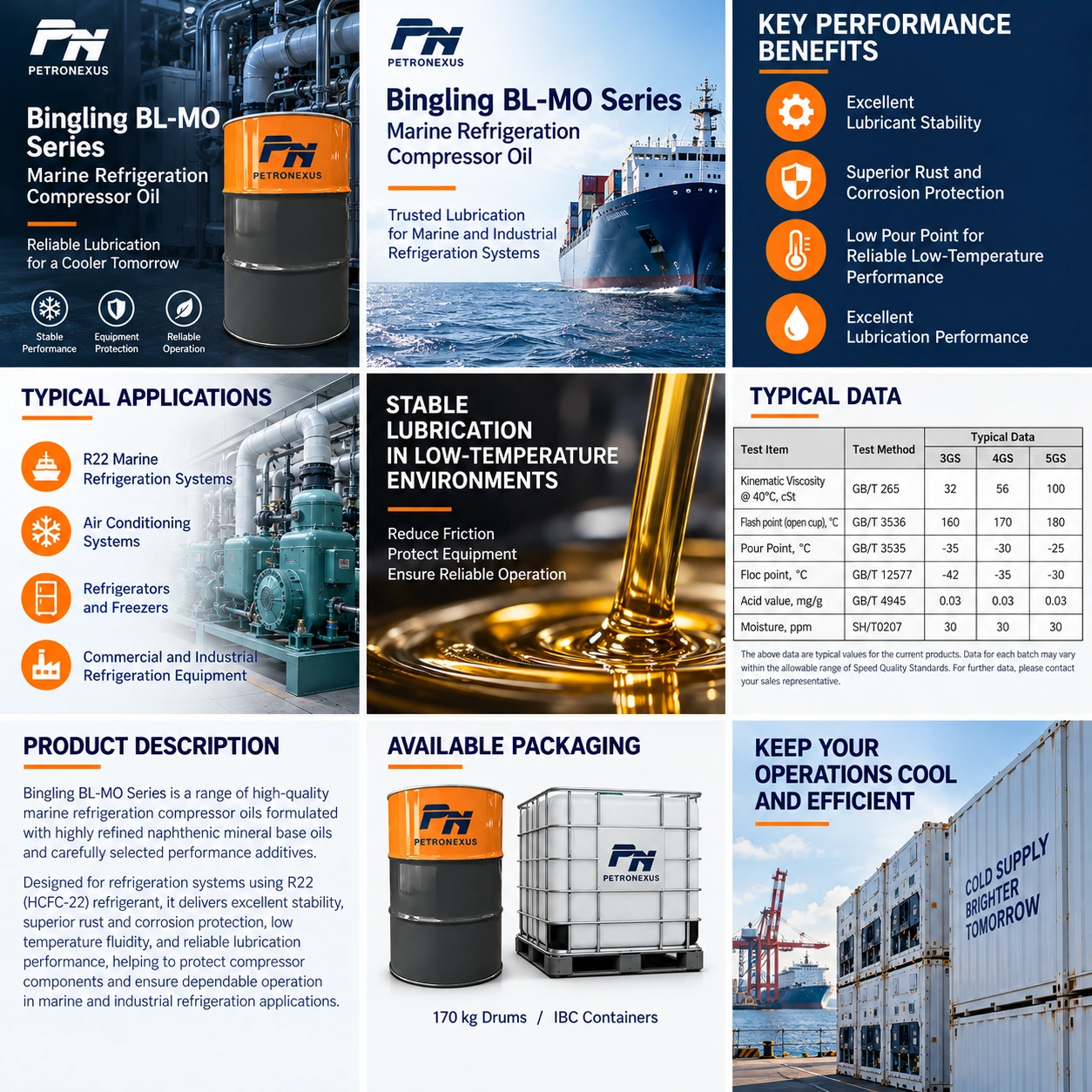 PN Freeze BL-MO Marine Refrigeration Oil - Detail image 1
