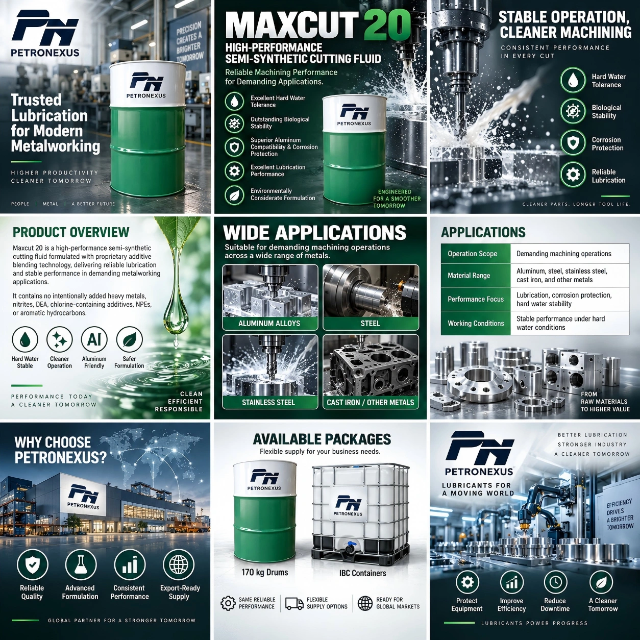 Maxcut 20 Semi-Synthetic Cutting Fluid - Detail image 1